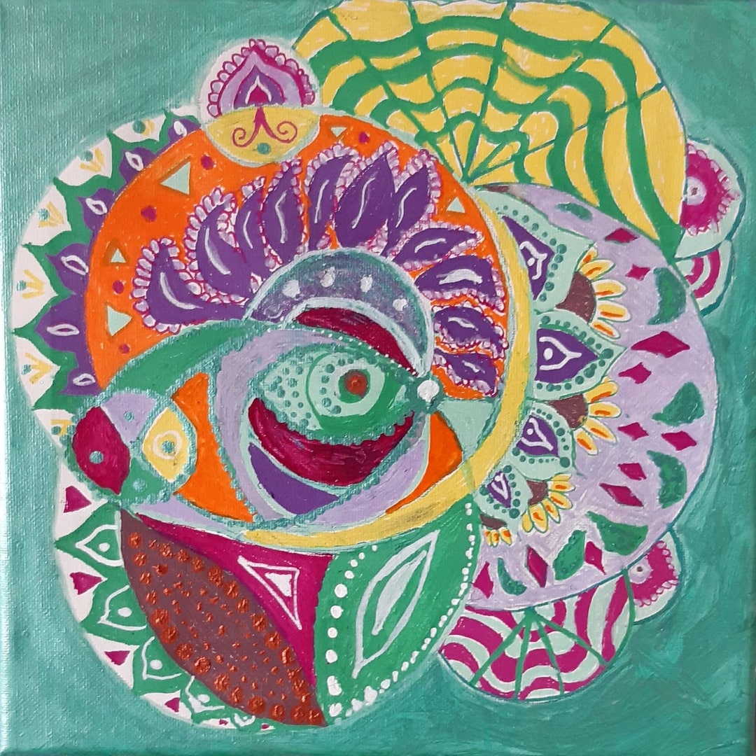 Modern Teal Wall Art, Abstract Teal Print, Teal Acrylic Paint, Printable, Digital Download