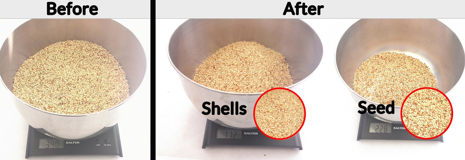 Bird Seed Cleaning Machine / Husk Remover / Winnower 1 Year