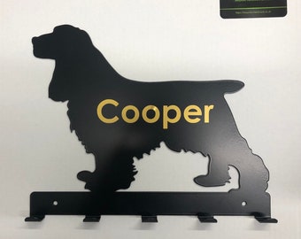 Springer Spaniel Dog Lead Hook Twin Hooks Wall Mounted Walkies Puppy Ass Breeds Springer Spaniel Dog Lead Hook Twin Hooks Wall Mounted Walkies Puppy Ass Breeds