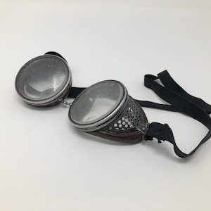 Vintage Steampunk Goggles, Motorcycle Glasses Goggles, Industrial Decor, Steampunk Decor