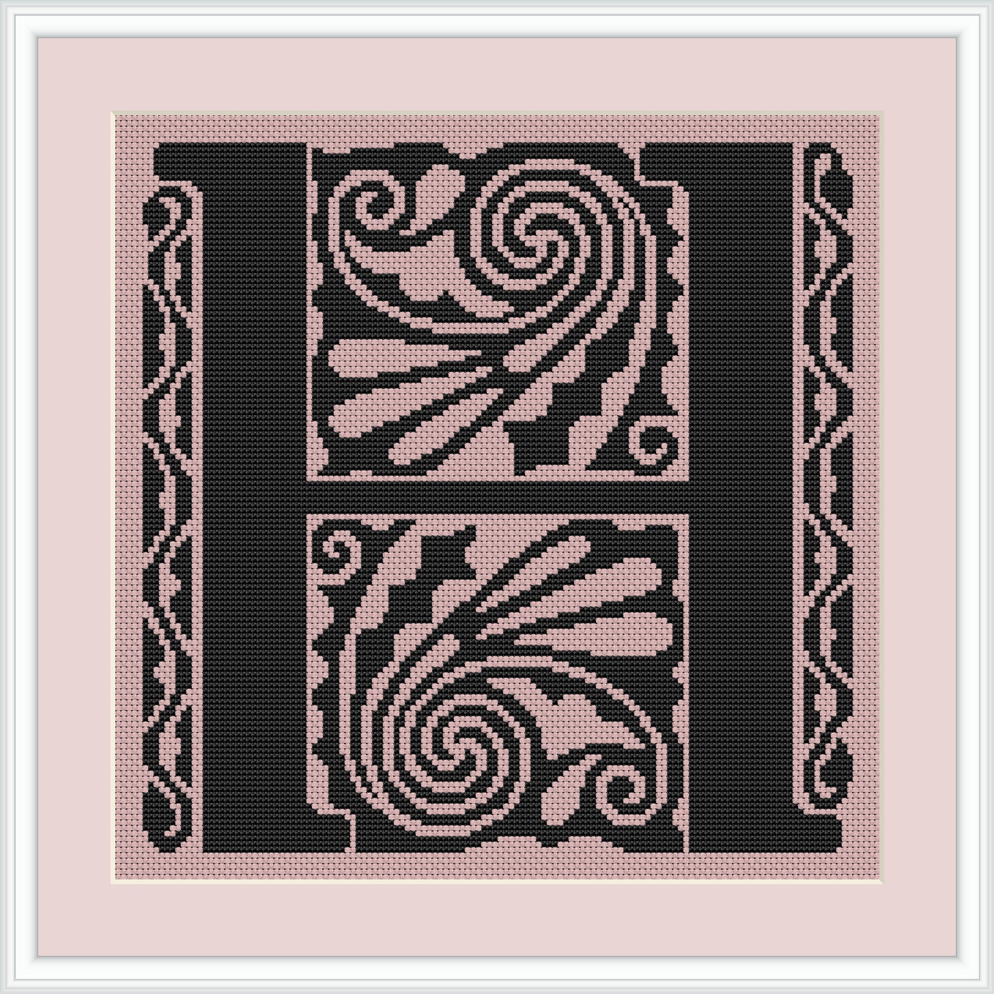 Calligraphy letter h monogram alphabet monochrome symbol with  etsy Calligraphy letter h monogram alphabet monochrome symbol with  etsy