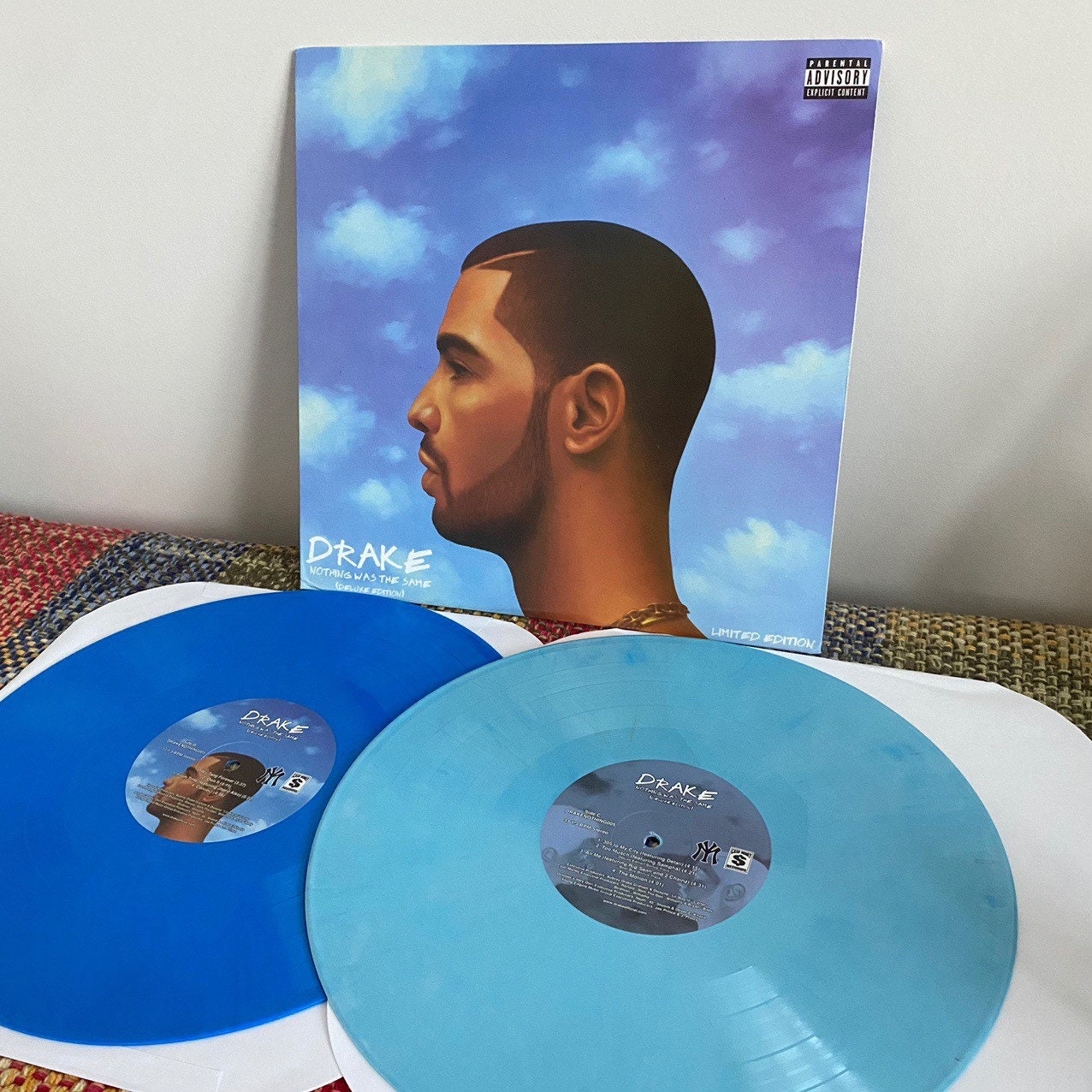 Drake Nothing Was The Same Deluxe 2XLP Vinyl Record Limited Edition Blue  Coloured -  Italia