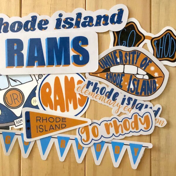Ri Icon Sticker University of Rhode Island - Etsy