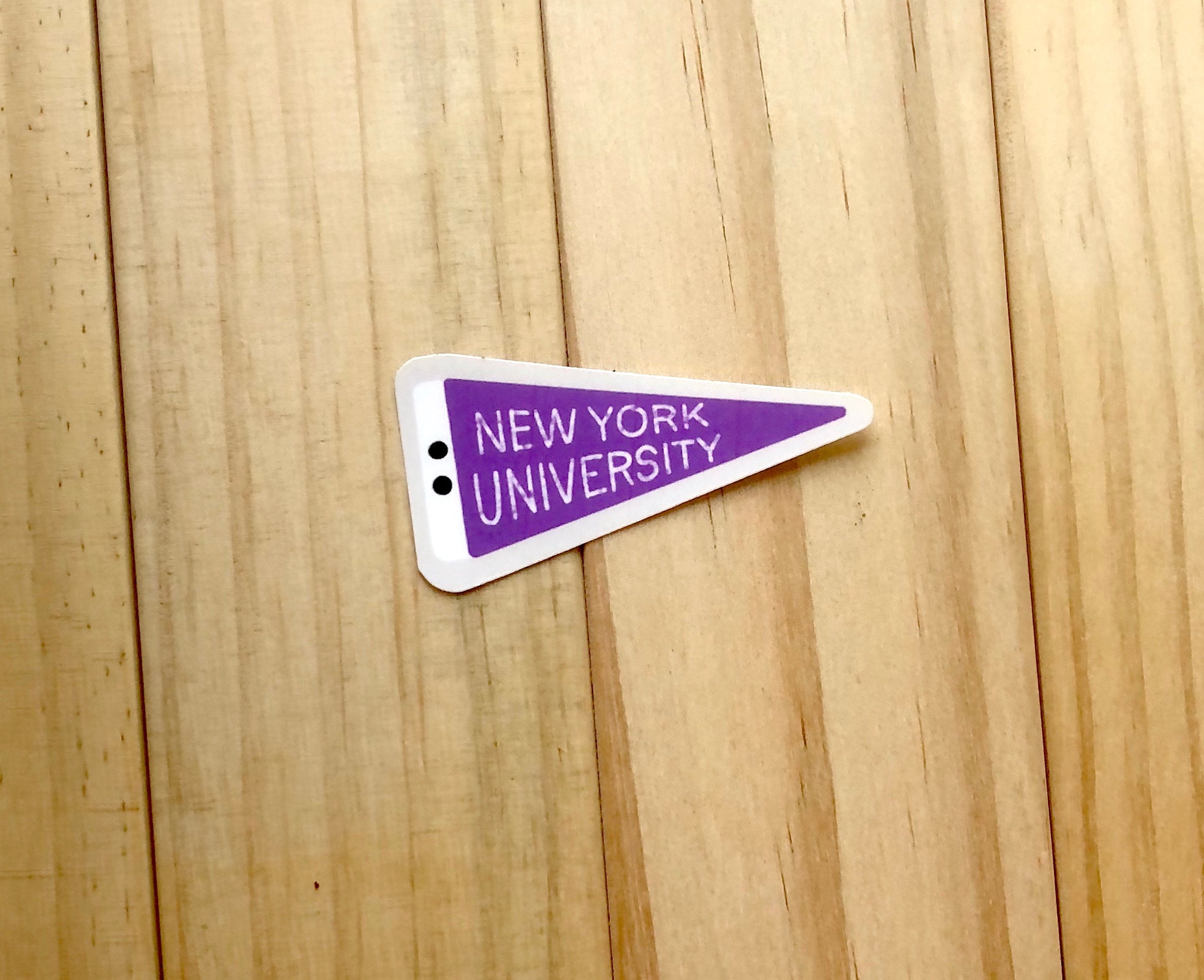 New York University Sticker Pack Custom Waterproof Sticker Etsy