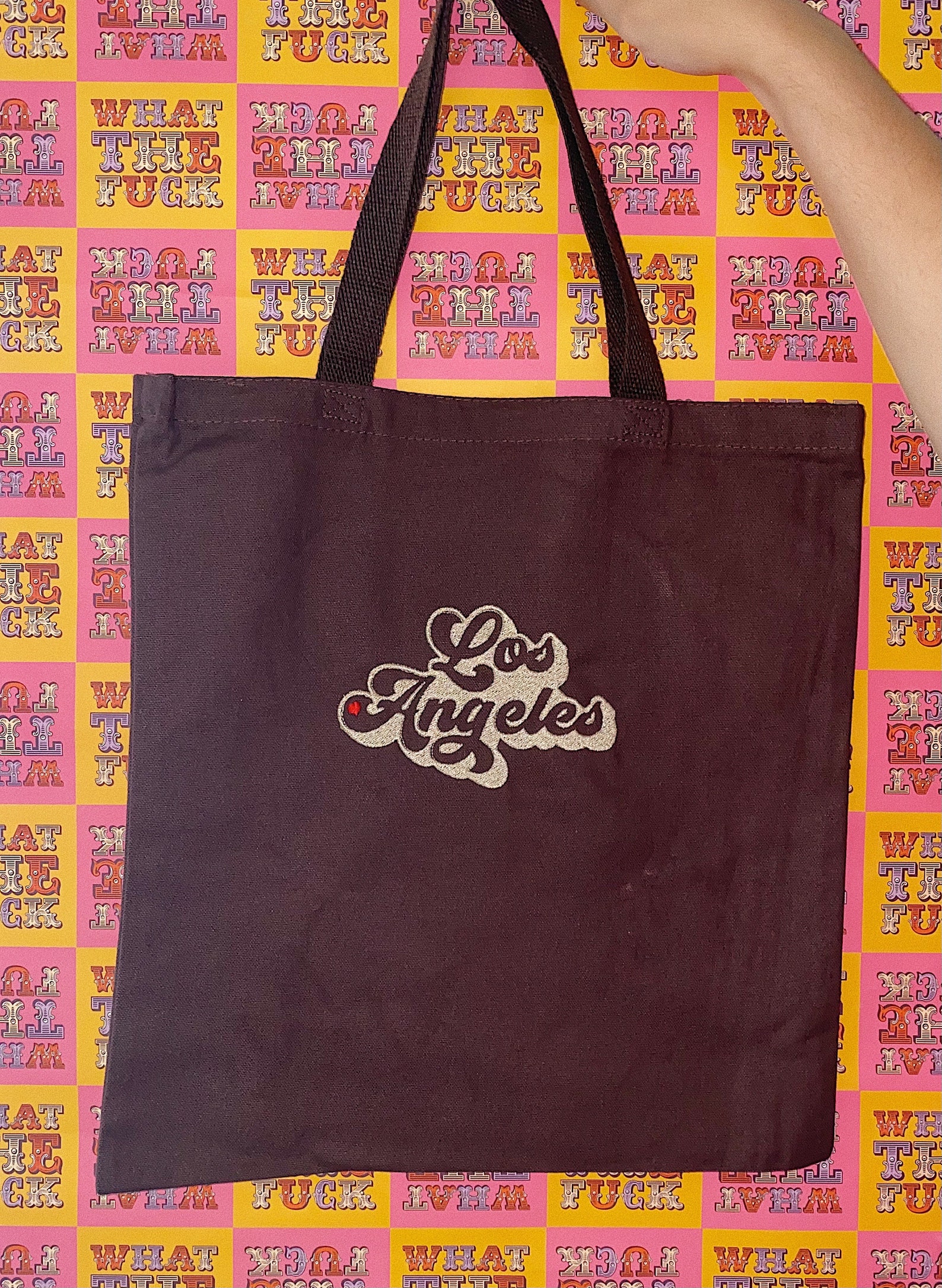 Trendy Los Angeles Tote Bag l LA Embroidered Tote Bags Etsy