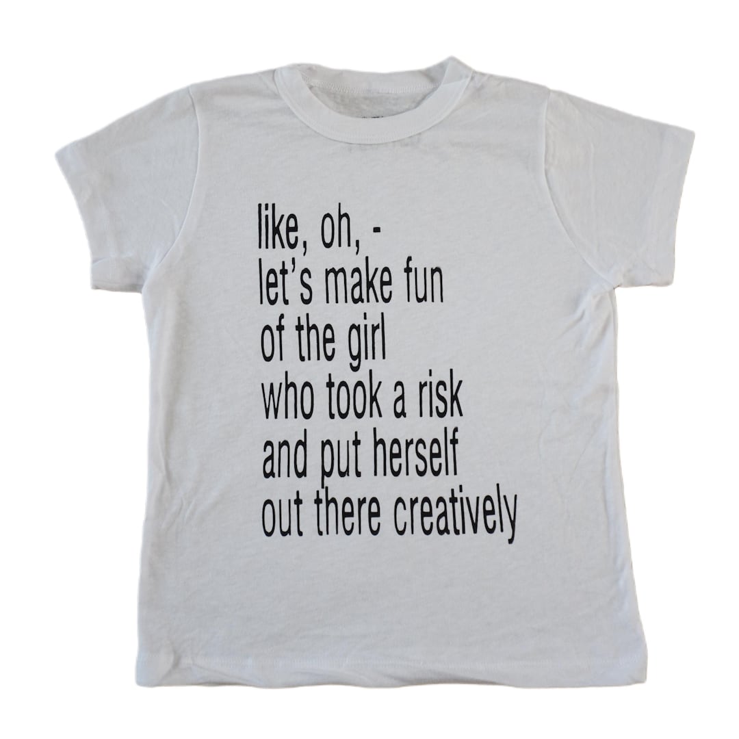 Girls being creative baby tee l y2k graphic tees