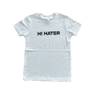 Hi Hater, Bye Hater baby tee l y2k aesthetic trendy top image 2