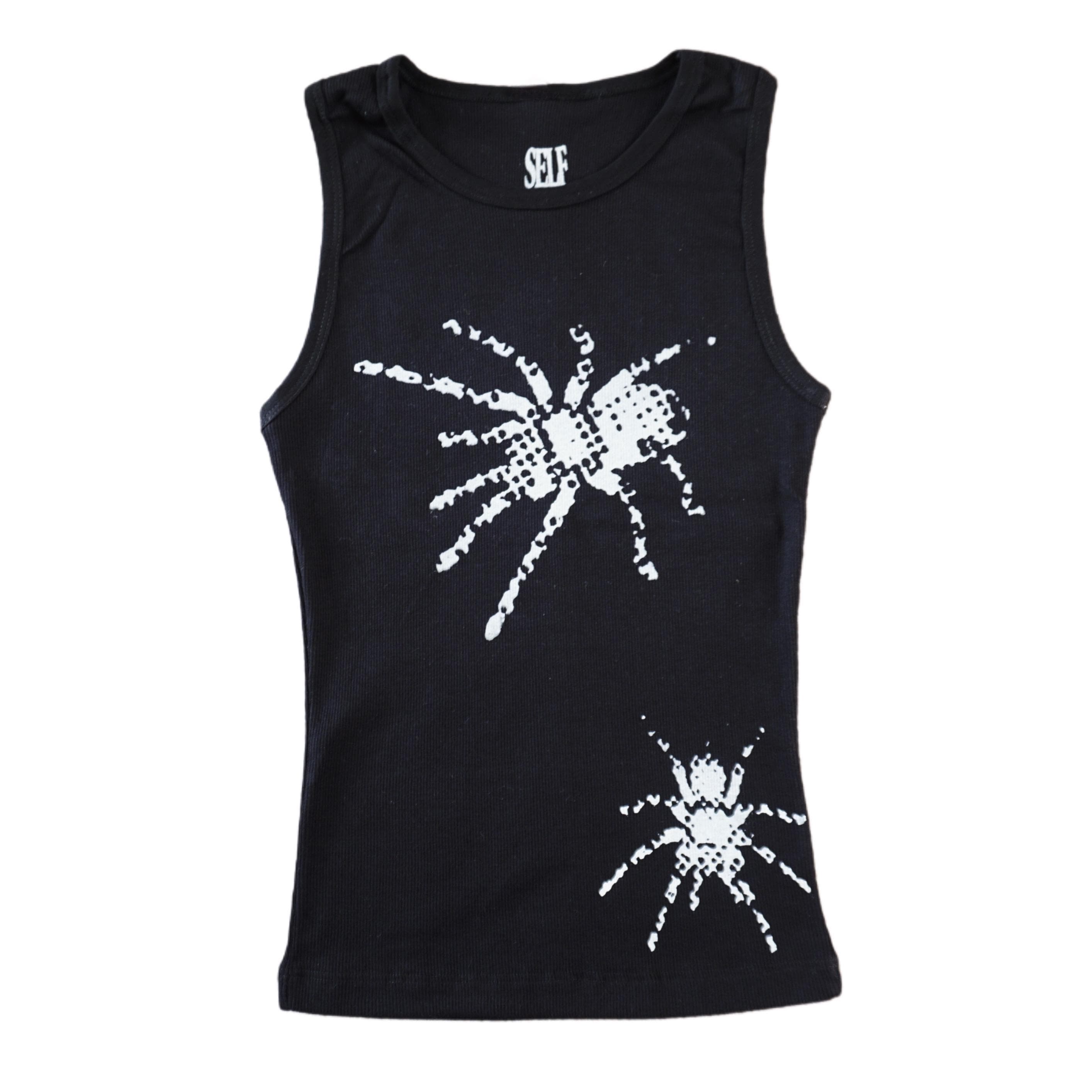 Spider Print Tank Top L Y2k Graphic Tank - Etsy