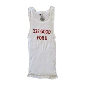 222 good for u tank top l trendy y2k crop top