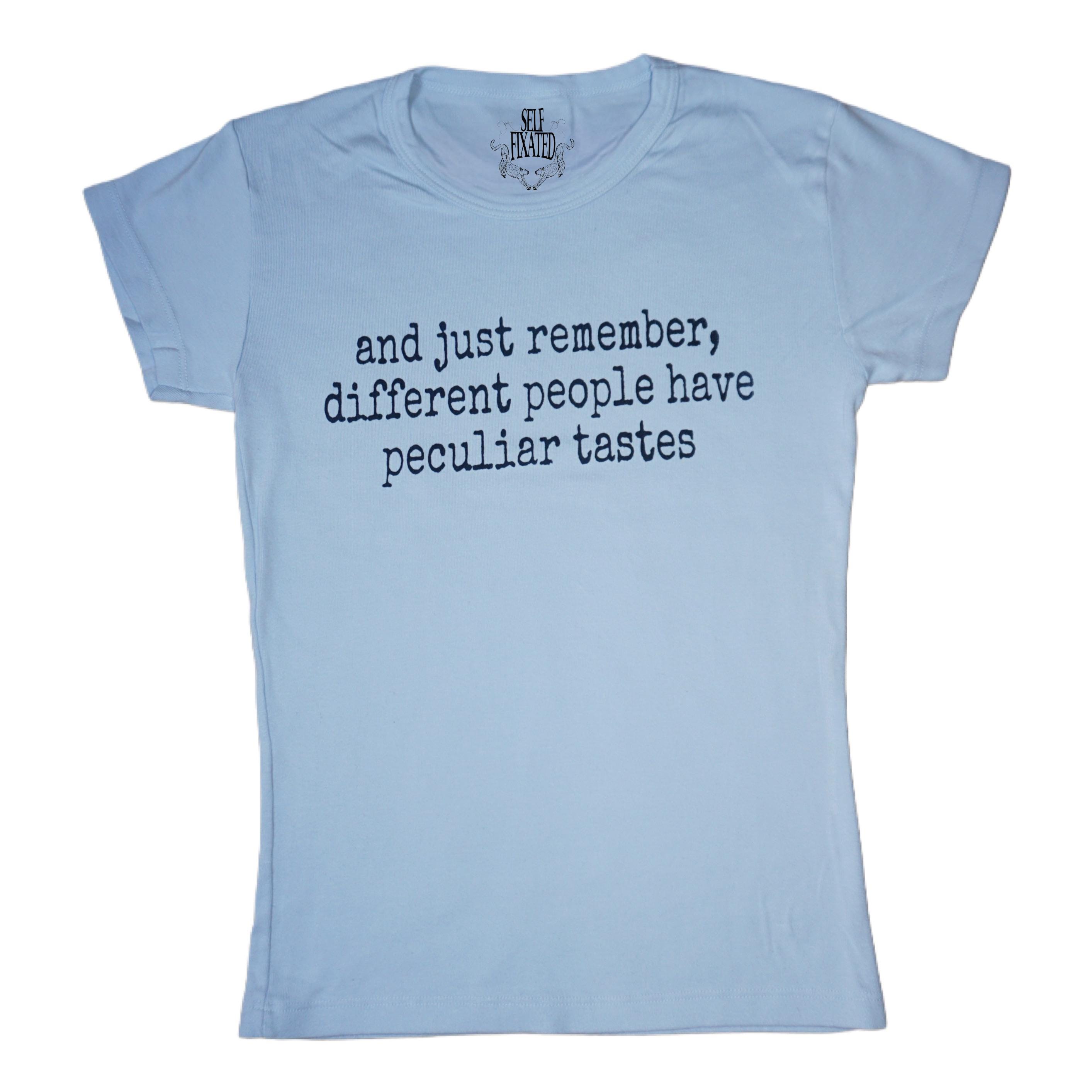 Peculiar Tastes Baby Tee L Y2k Slogan Tees - Etsy Israel, image size:2827x2827