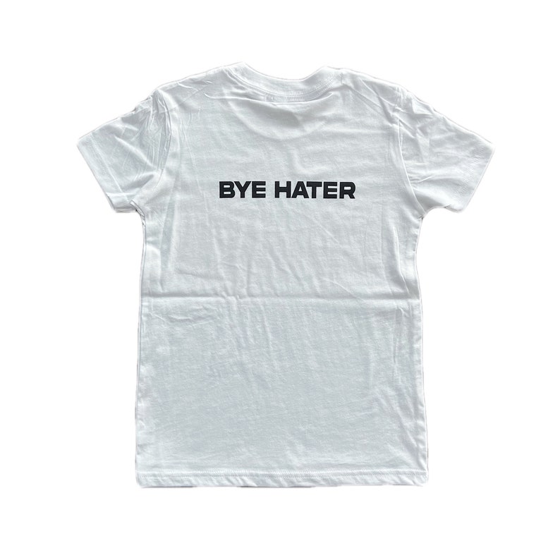 Hi Hater, Bye Hater baby tee l y2k aesthetic trendy top image 3