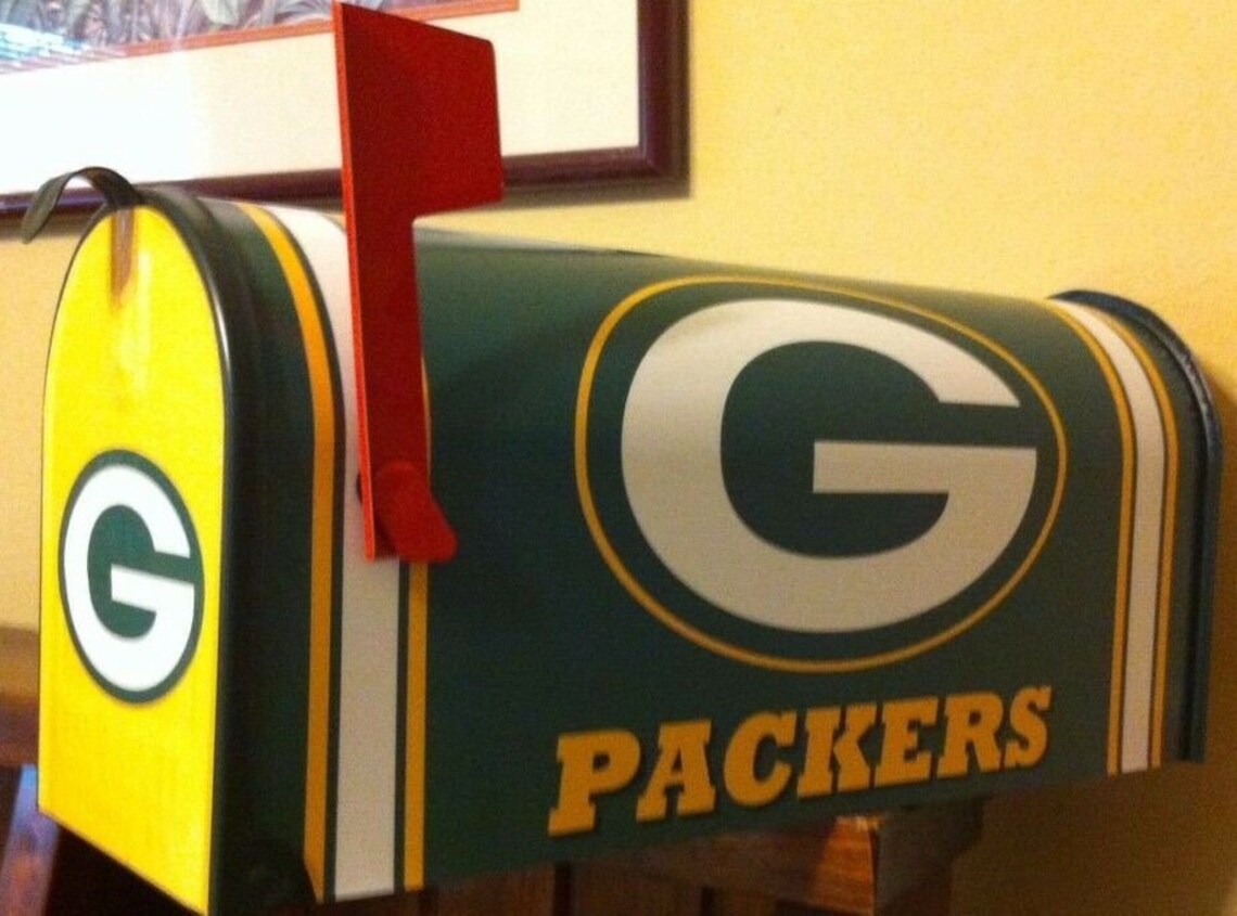 GREEN BAY PACKERS Mailbox Etsy