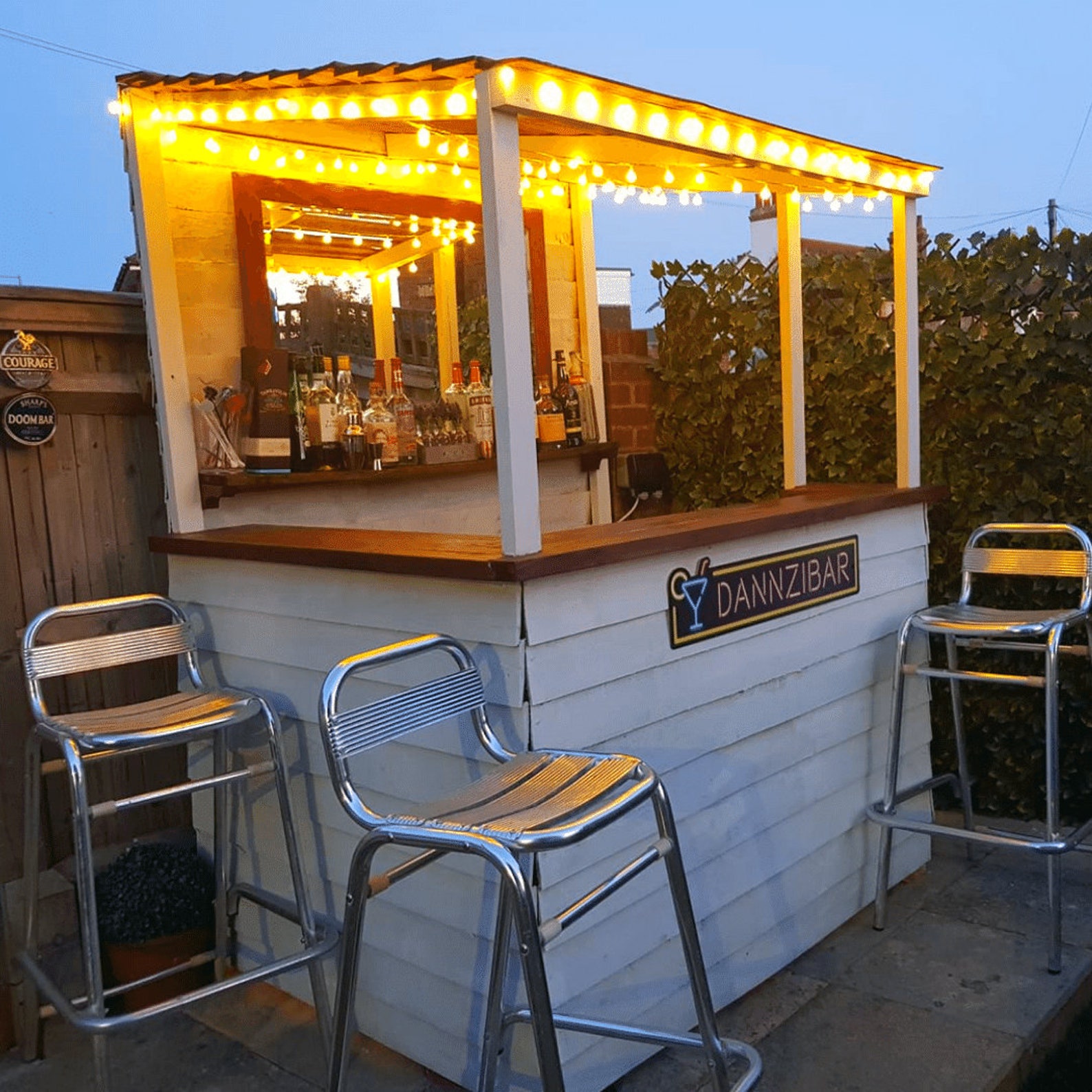 Garden Bar / Summer Bar Man Cave Rustic Bar BEST SELLER Etsy UK