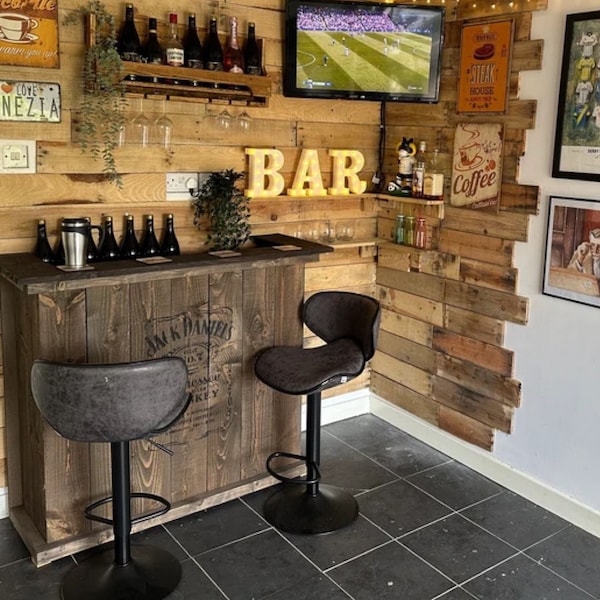 home bar , interior bar , man cave , wine rack , wooden bar , reclaimed bar , shed bar , cocktail bar