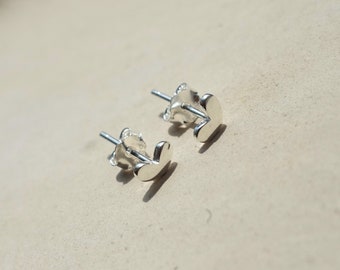 Sterling Silver Heart Stud Earrings