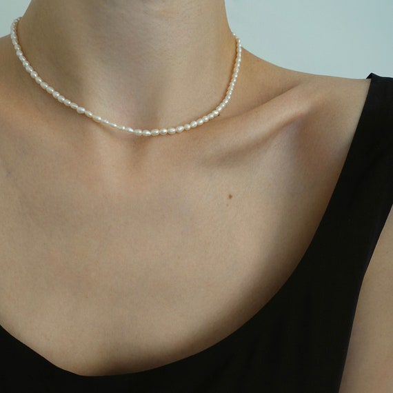 Freshwater Pearl Choker Necklace Small 