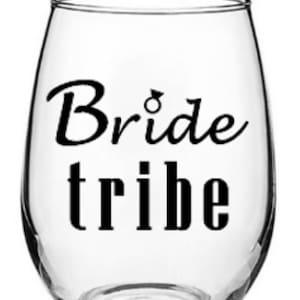Custom Wedding Decals | Glass Decals | Bride | Groom | Bride Tribe | Mr | Mrs | Wifey | Hubby | Permanent Vinyl Decals