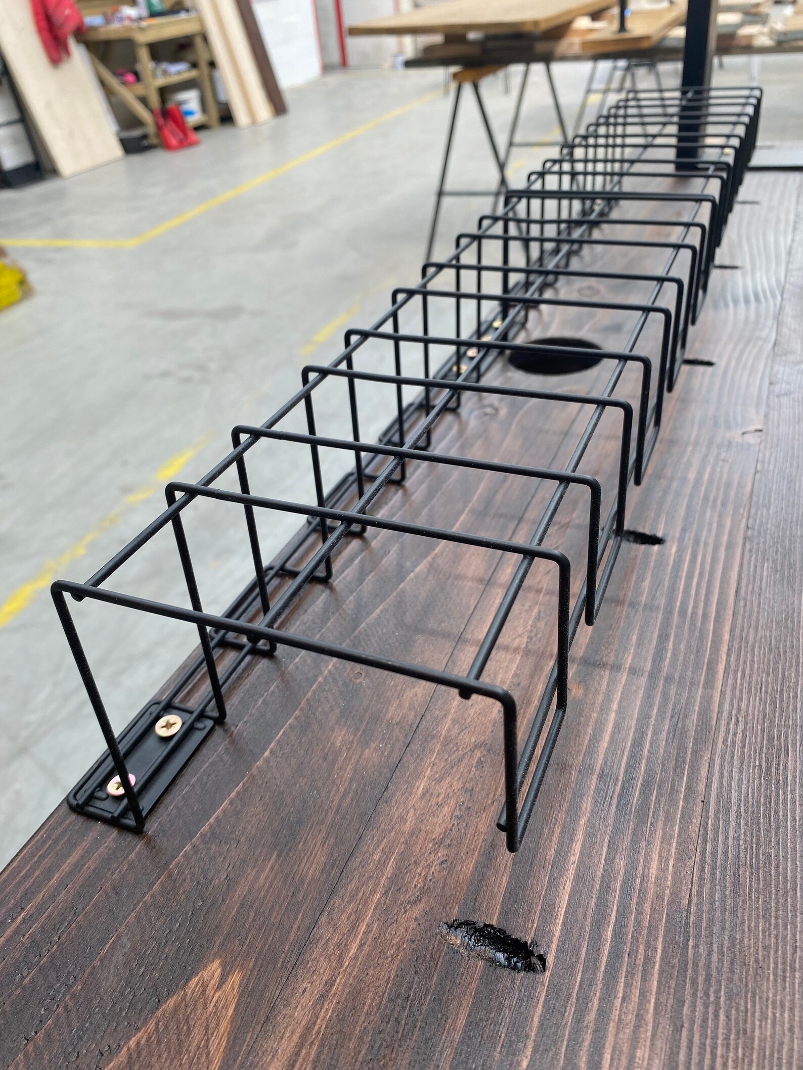 Underdesk cable storage basket addon Etsy