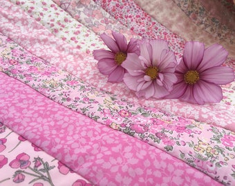 Liberty Pink Patchwork Quilt/ Tana Lawn