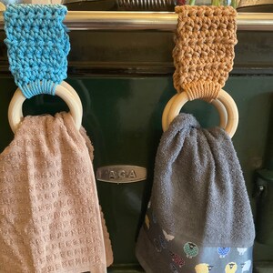 Macrame Towel Holders image 7