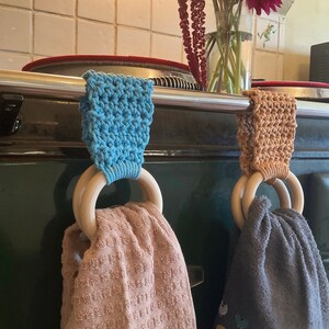 Macrame Towel Holders image 6