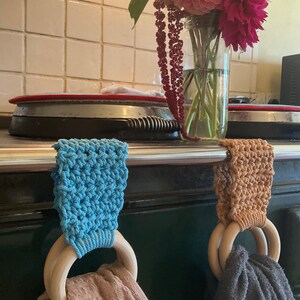 Macrame Towel Holders image 8