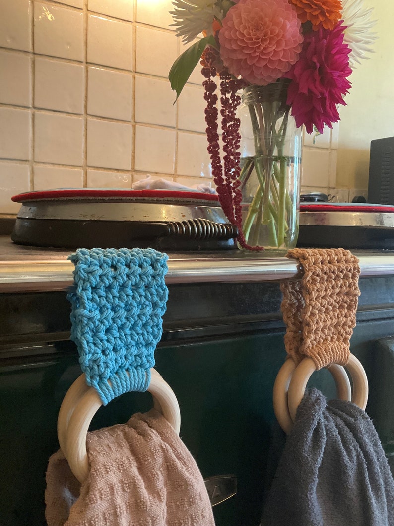 Macrame Towel Holders image 8