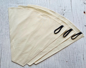 Coffee filter size 106, sustainably made from 100% cotton fabric, filter bag for Brewmatic