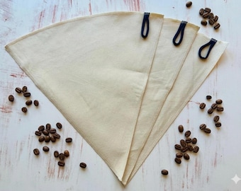 Biologisch koffiefilter maat 106, gemaakt van 100% katoen, filterzak voor Brewmatic