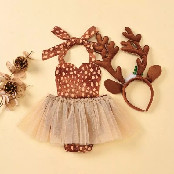 reindeer romper baby