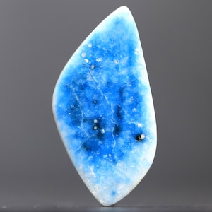 Ultra Rare Mineral Specimen Blue Ice Glacierite Cabochon Natural Stone for Jewelry Making