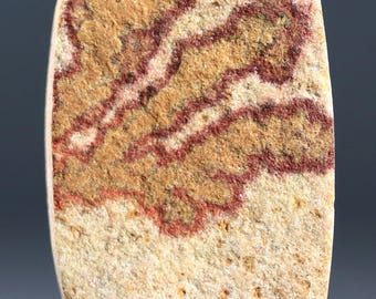 Dendritisk kalksten Cabochon Tyskland Psilomelane Stone