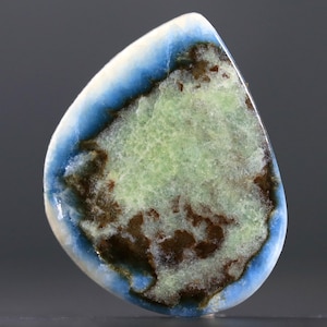 Newly Discovered Ultra Rare Stone Blue Ice Glacierite Cabochon Jewelry Making Supply
