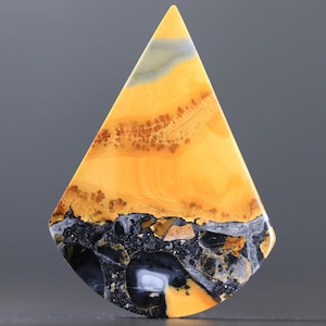 Maligano Jasper Scenic Cabochon Natural Gemstone Metal Smithing and Bead Embroidery Supply