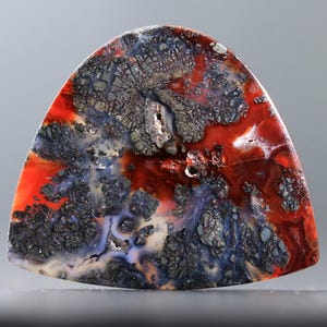 Roter Markasit Cabochon Pyrit Einschlüsse Metallic Stein Anhänger Versorgung
