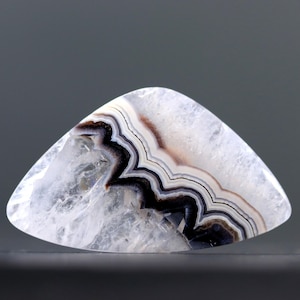 Lace Quartz Cabochon Black and White Designer Jewelry Supply