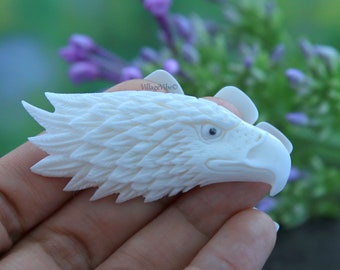 カニの彫刻 手彫りの骨のジュエリー製作用品 アンティーク調 - Etsy 日本