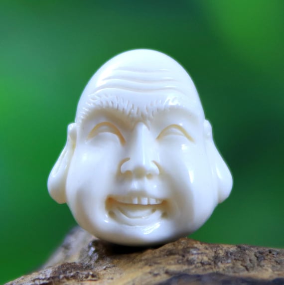 笑う仏陀のカボションの幸せそうな顔、幸運と繁栄の象徴 - Etsy 日本