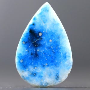 Ultra Rare Mineral Specimen Blue Ice Glacierite Cabochon Natural Stone for Jewelry Making