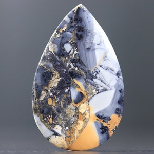 Maligano Jasper Cabochon Teardrop Stone Bead Embroidery Supply