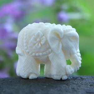Unique Hand Carved Elephant, Bone Carving, Elephant Unique Hand Carved Elephant, Bone Carving, Elephant
