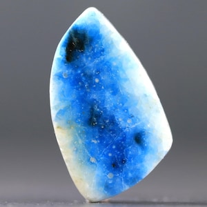 Ultra Rare Mineral Specimen Blue Ice Glacierite Cabochon Natural Stone for Jewelry Making