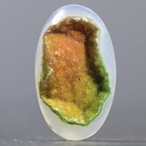 Druzy Agate Cabochon Polished Gemstone