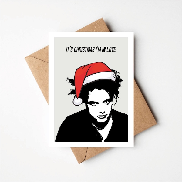 It’s Christmas I’m In Love, Inspired Greetings Card, Punk