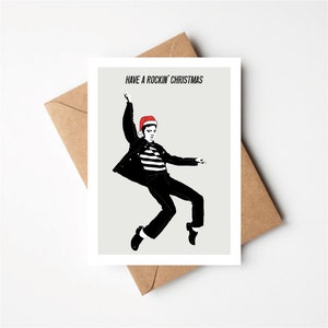 Heb een Rockin 'Christmas Wenskaart