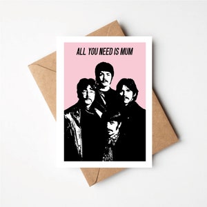 All You Need Is Mum Grußkarte, Geburtstag, Muttertag