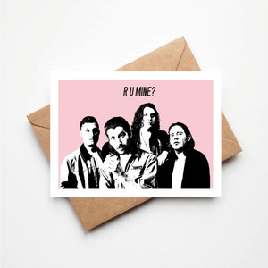 Cartão de felicitações inspirado, R U Mine?, Aniversário, Aniversário, Cartão Romântico