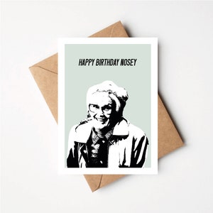 Isa Still Game Inspired Greetings Card, Birthday, Happy Birthday Nosey