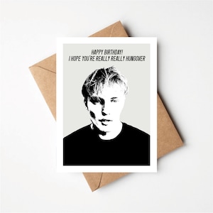 Hope You’re Really Hungover, Inspired Birthday Card, Hangover, Newcastle Greeting’s Card