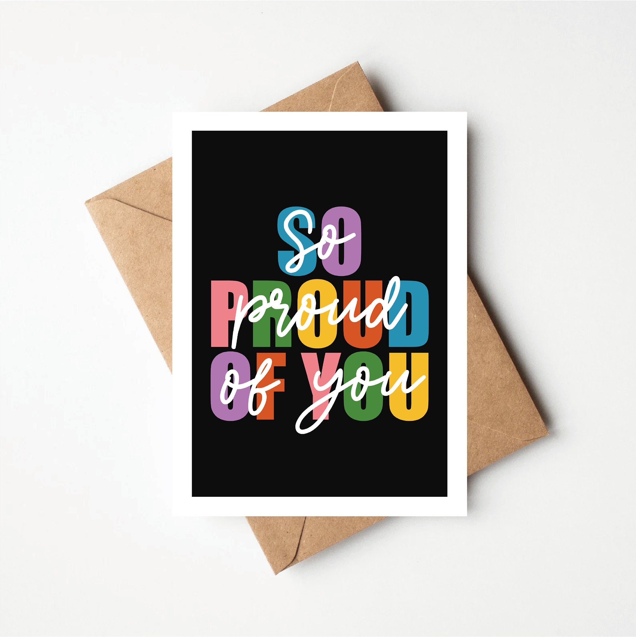 So Proud of You | Graduation | New Job | Greetings Card | Just Because ...